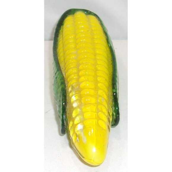 Beautiful Murano Style Encased Glass "Corn on the Cob" Decor - Picture 5 of 9